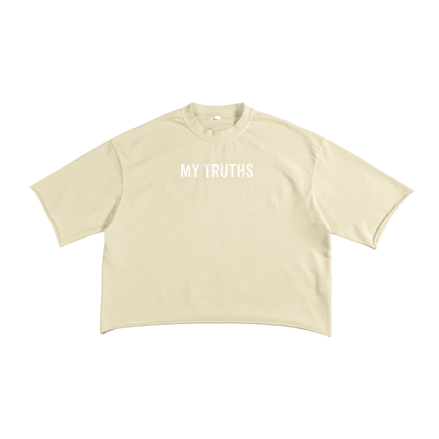 My Truths French Terry Raw Edge T-shirt