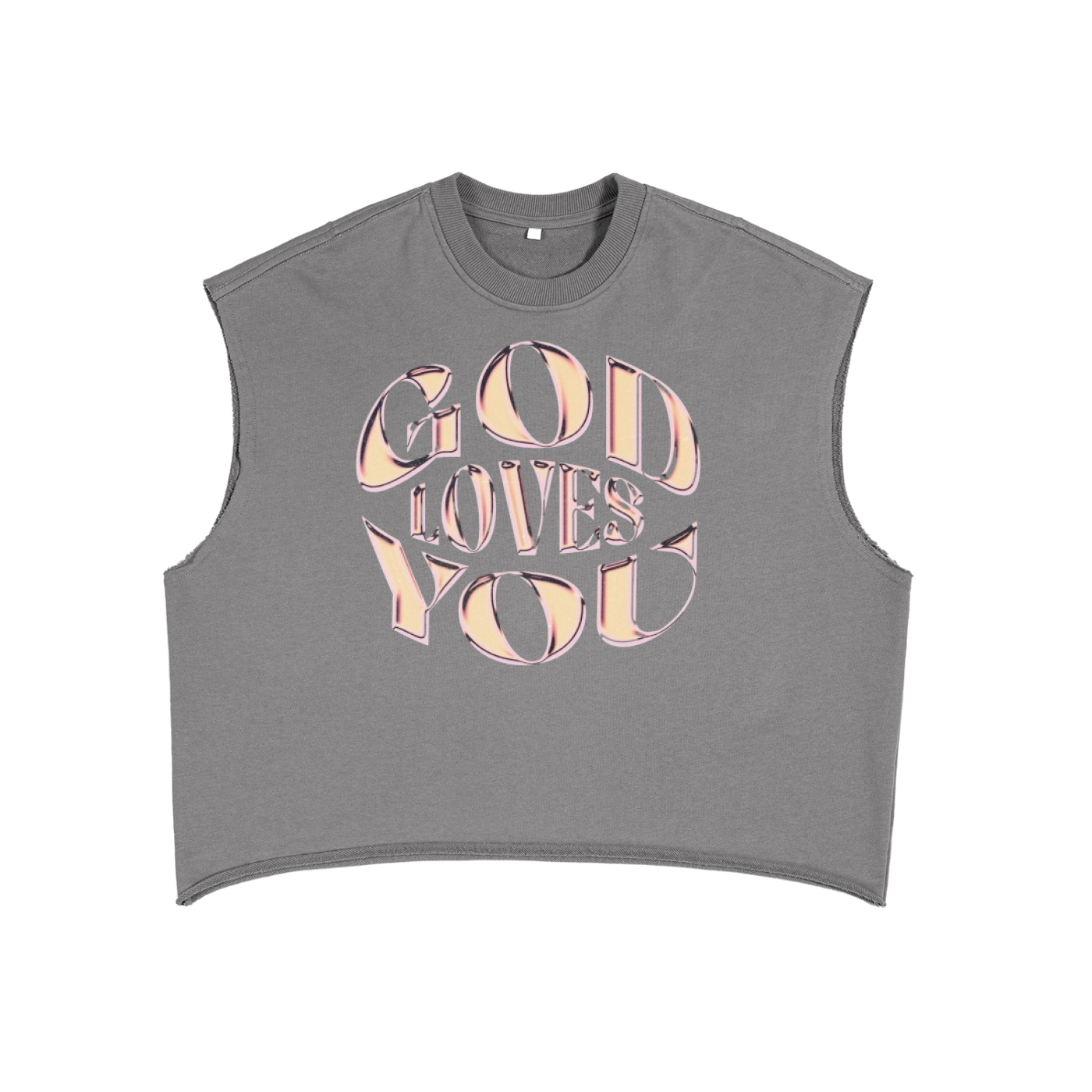 God Loves You Boxy Tank Top