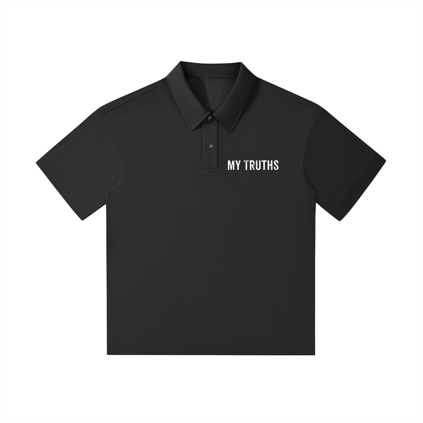 My Truths Drop Shoulder Short-Sleeve Polo