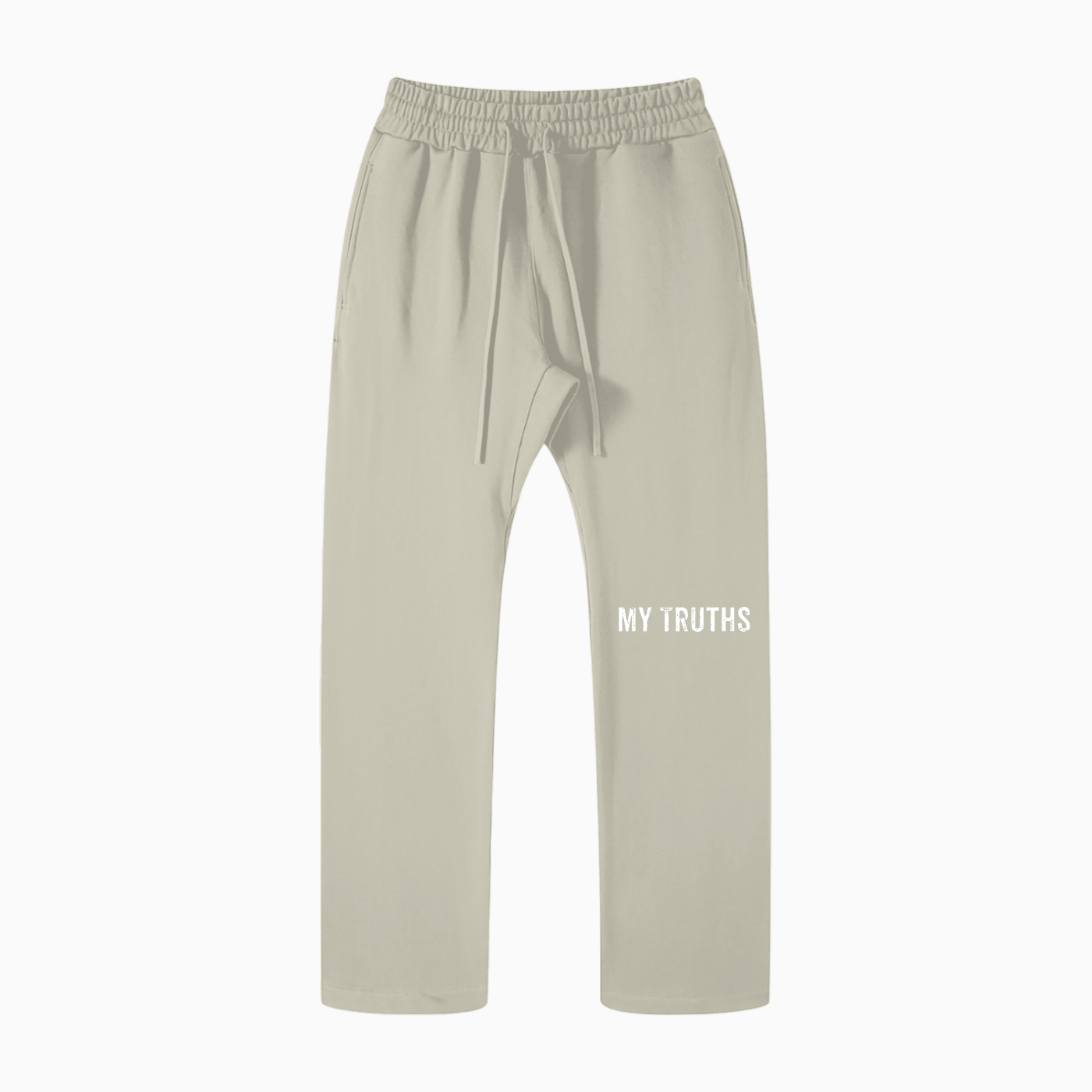 My Truths FOG Solid Color Straight Leg Pants
