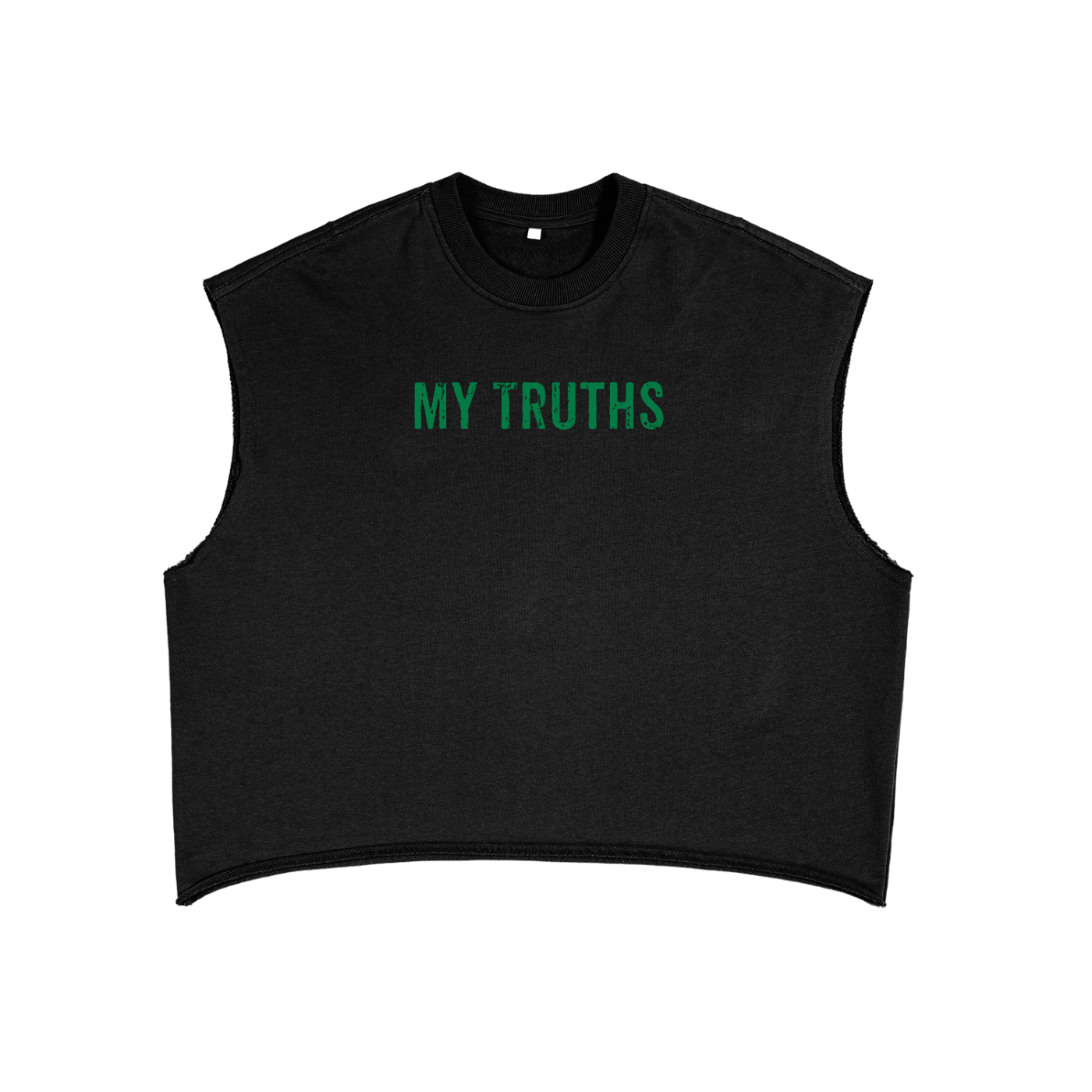 My Truths Boxy Tank Top (Green)
