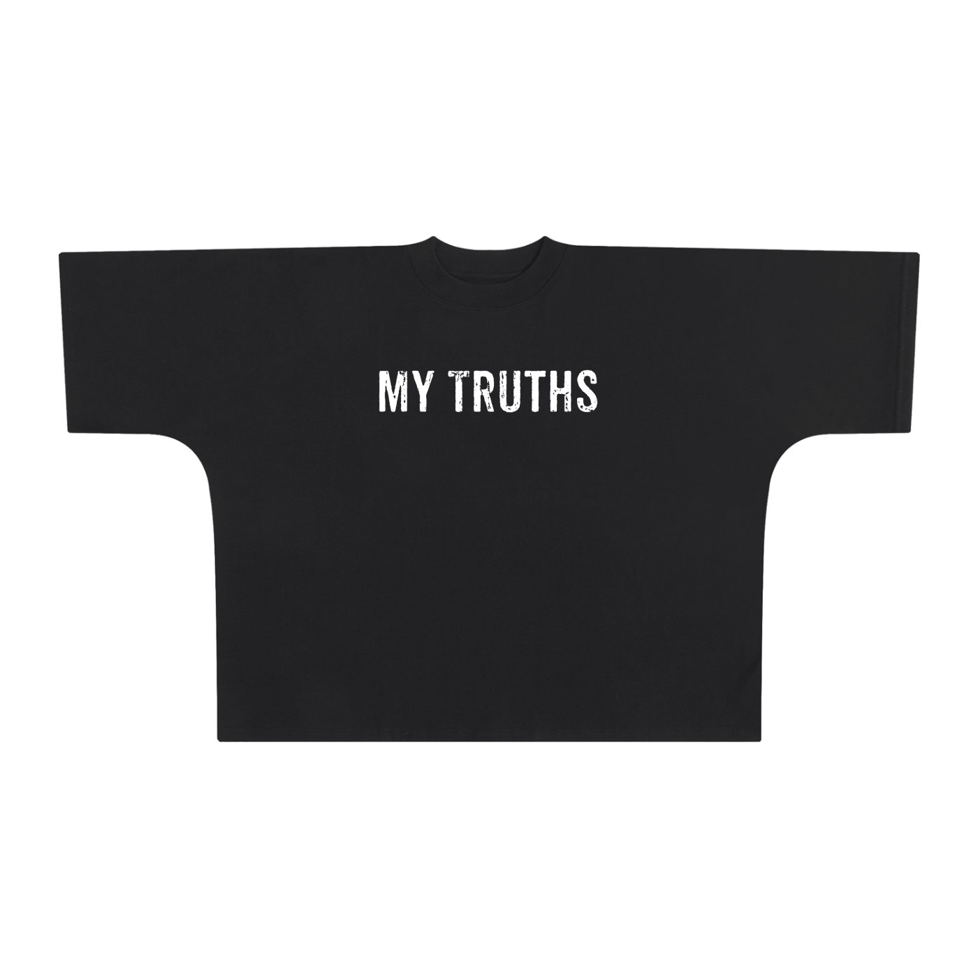 My Truths Oversize One-piece Pattern Cut Boxy Tee