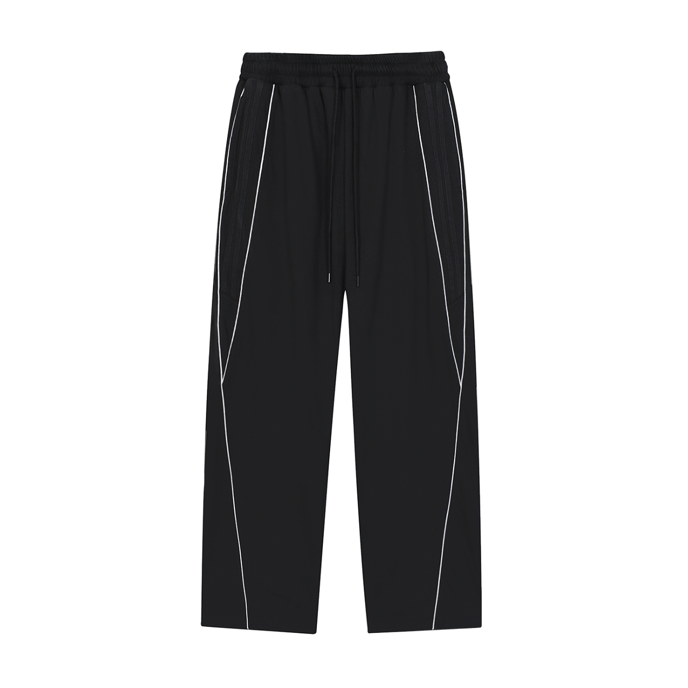 My Truths Reflection Striped Straight-Leg Sweatpants