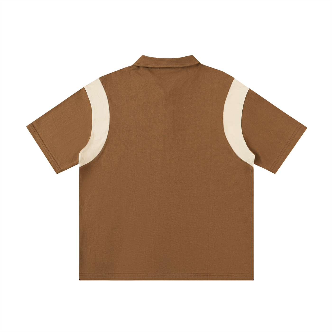 My Truths Contrast Panel Cotton Polo Shirt