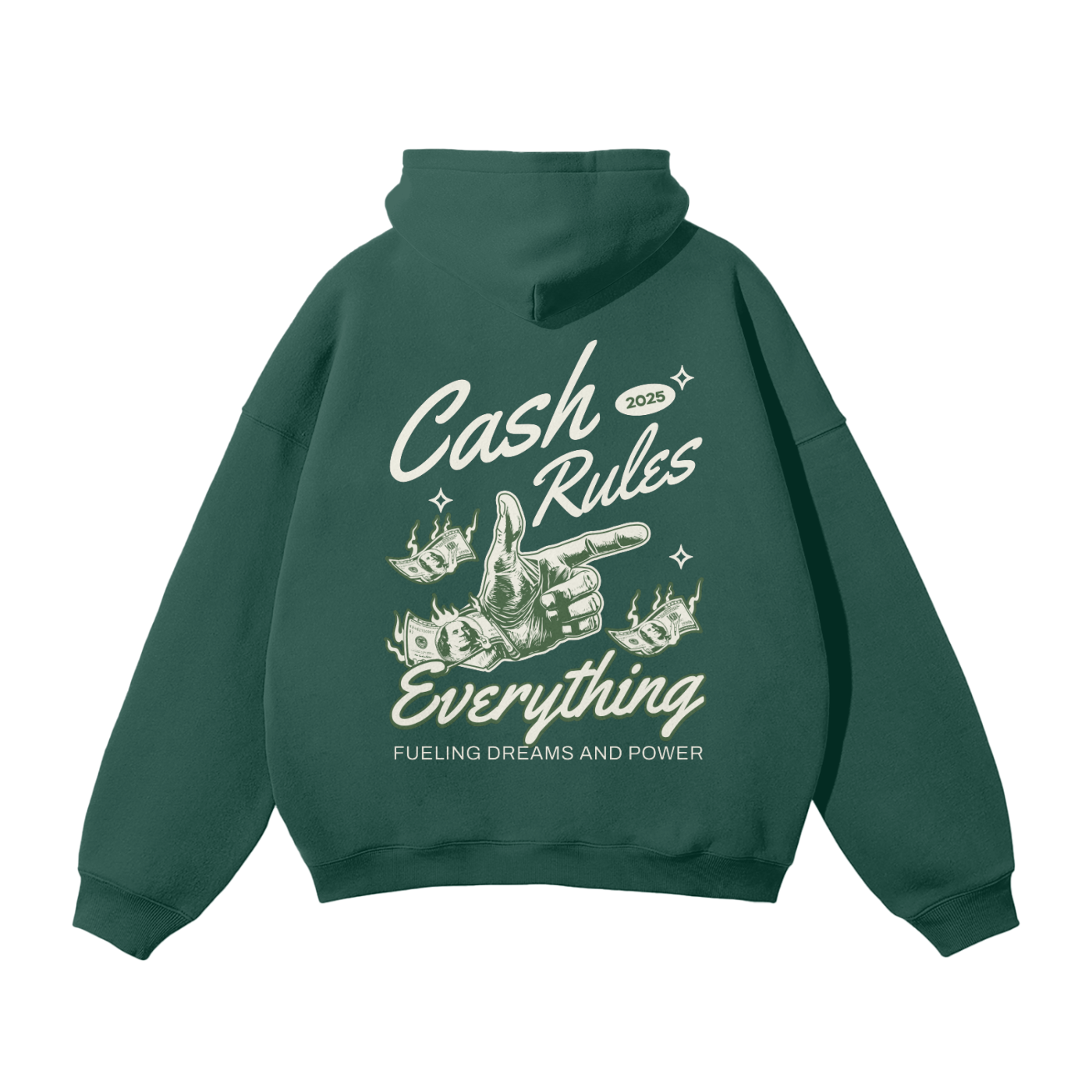 Cash Rules Everything Oversized Hoodie