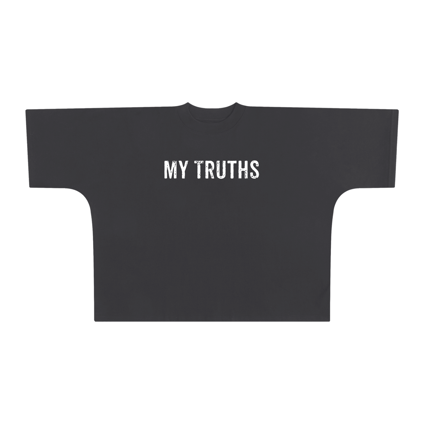 My Truths Oversize One-piece Pattern Cut Boxy Tee