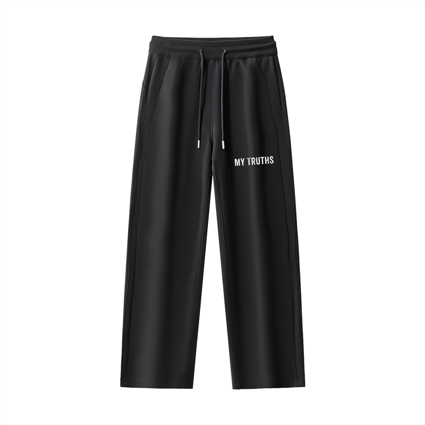 My Truths Essential Drawstring Straight-Leg Sweatpants
