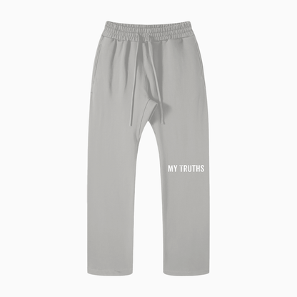 My Truths FOG Solid Color Straight Leg Pants