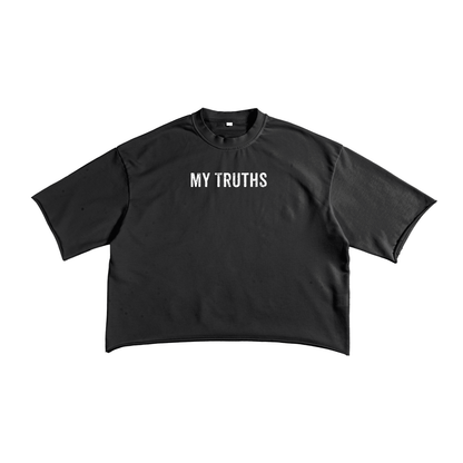 My Truths French Terry Raw Edge T-shirt