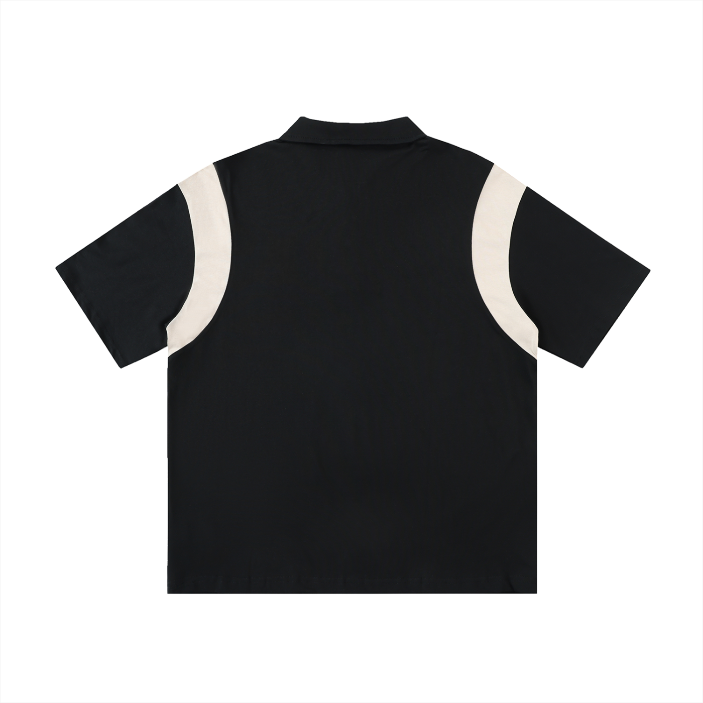 My Truths Contrast Panel Cotton Polo Shirt