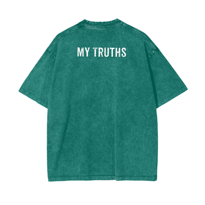 Rose Oversize Snow Washed T-Shirt