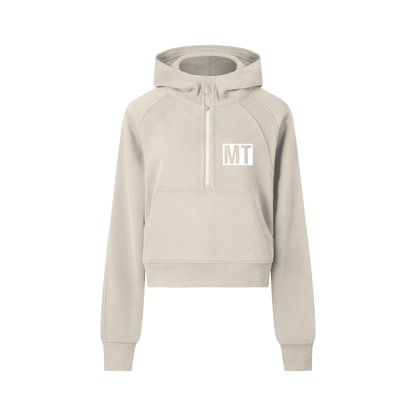 My Truths Cropped Half-Zip Hoodie
