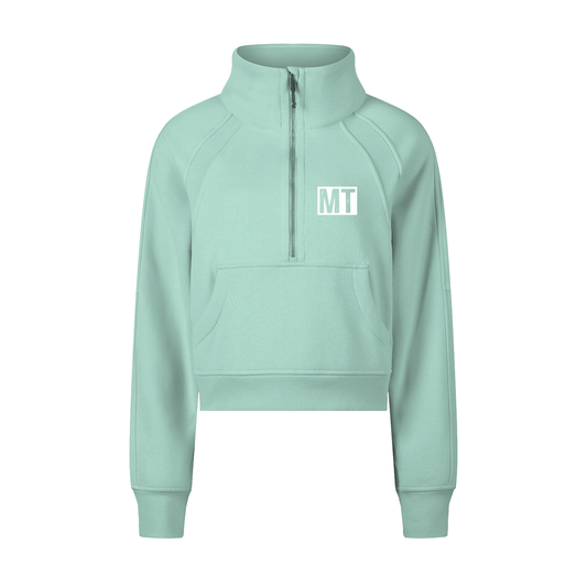 My Truths Cropped Half-Zip Sweatshirt
