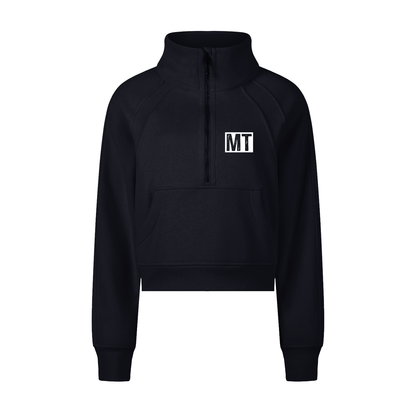 My Truths Cropped Half-Zip Sweatshirt