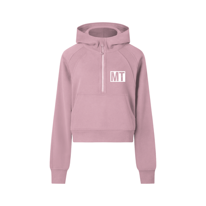 My Truths Cropped Half-Zip Hoodie