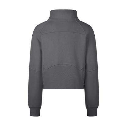 My Truths Cropped Half-Zip Sweatshirt