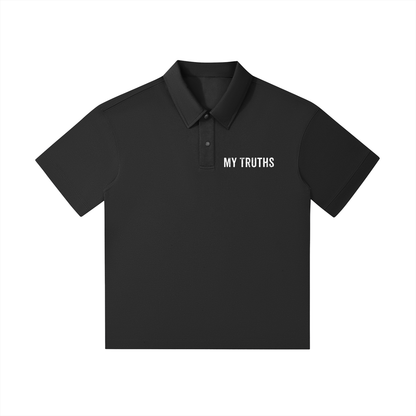 My Truths Drop Shoulder Short-Sleeve Polo