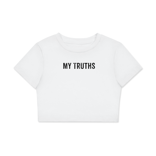 Pressure Makes Diamond Fitted Crop Tee
