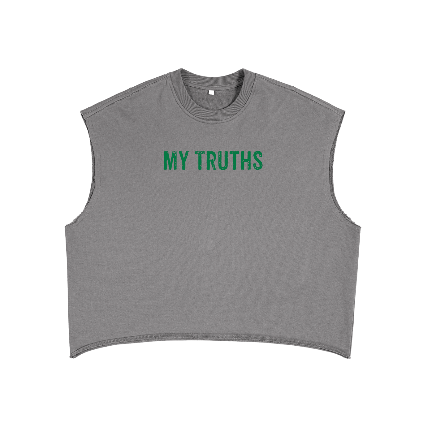 My Truths Boxy Tank Top (Green)
