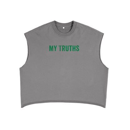 My Truths Boxy Tank Top (Green)