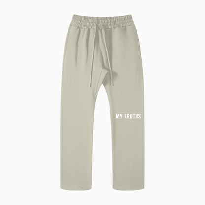 My Truths FOG Solid Color Straight Leg Pants