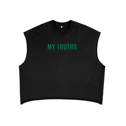 My Truths Boxy Tank Top (Green)