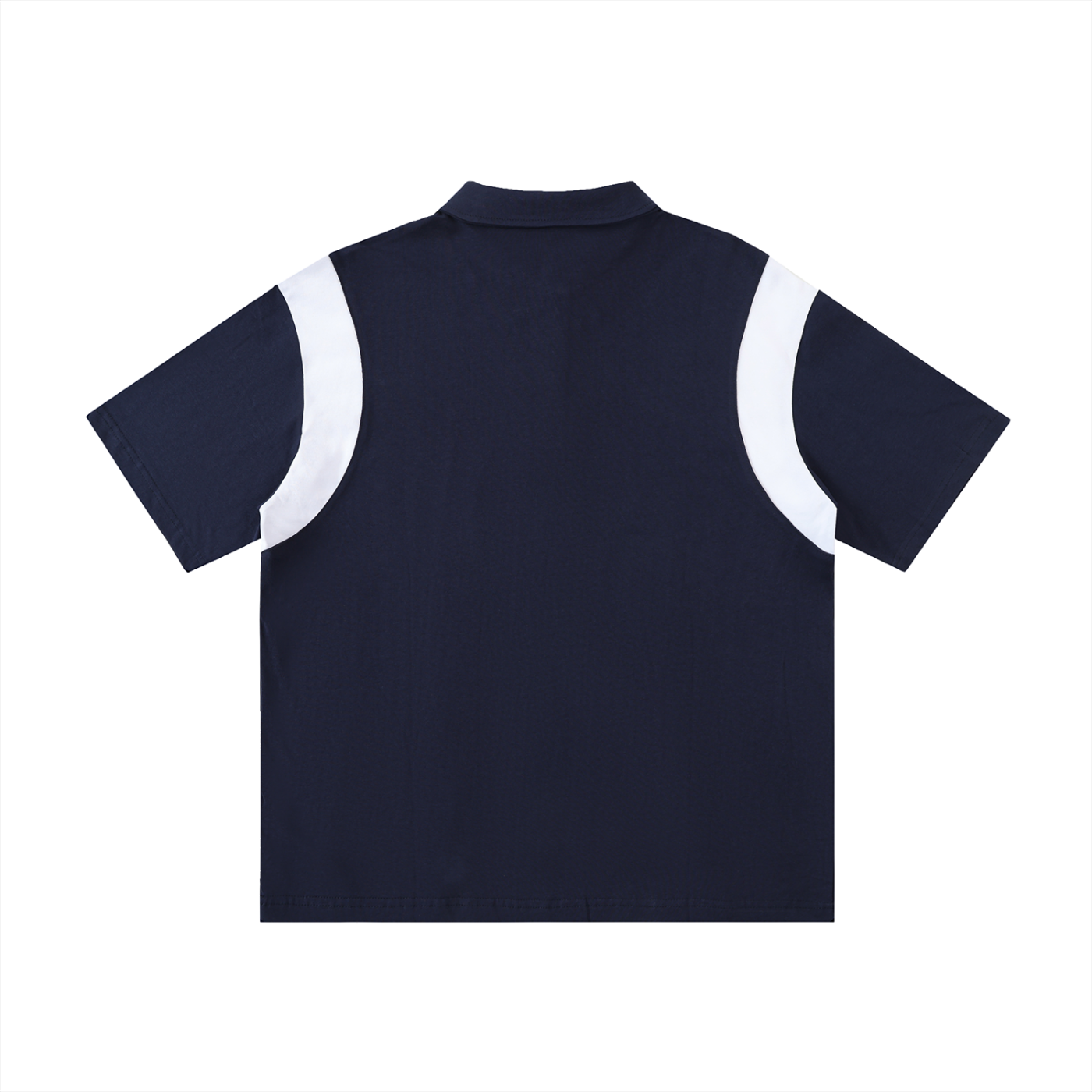 My Truths Contrast Panel Cotton Polo Shirt