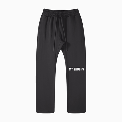 My Truths FOG Solid Color Straight Leg Pants