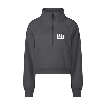 My Truths Cropped Half-Zip Sweatshirt