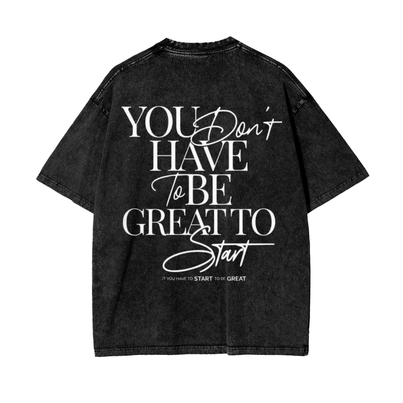 You Don't Have To Be The Best Oversize Snow T-Shirt