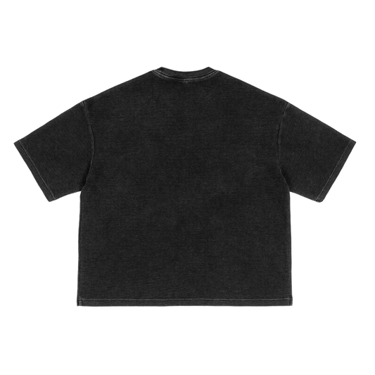 My Truths Waffle-Texture Washed Boxy T-Shirt