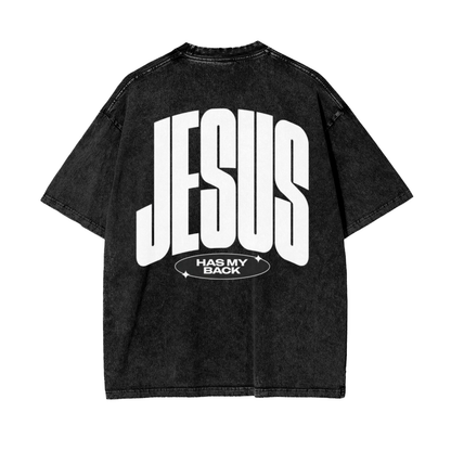 Jesus Has My Back Oversize T-Shirt
