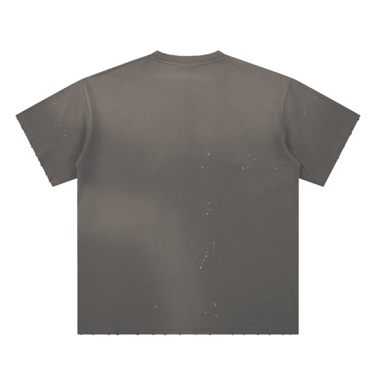 My Truths Hand-Frayed Sunfade Paint Splatter T-Shirt