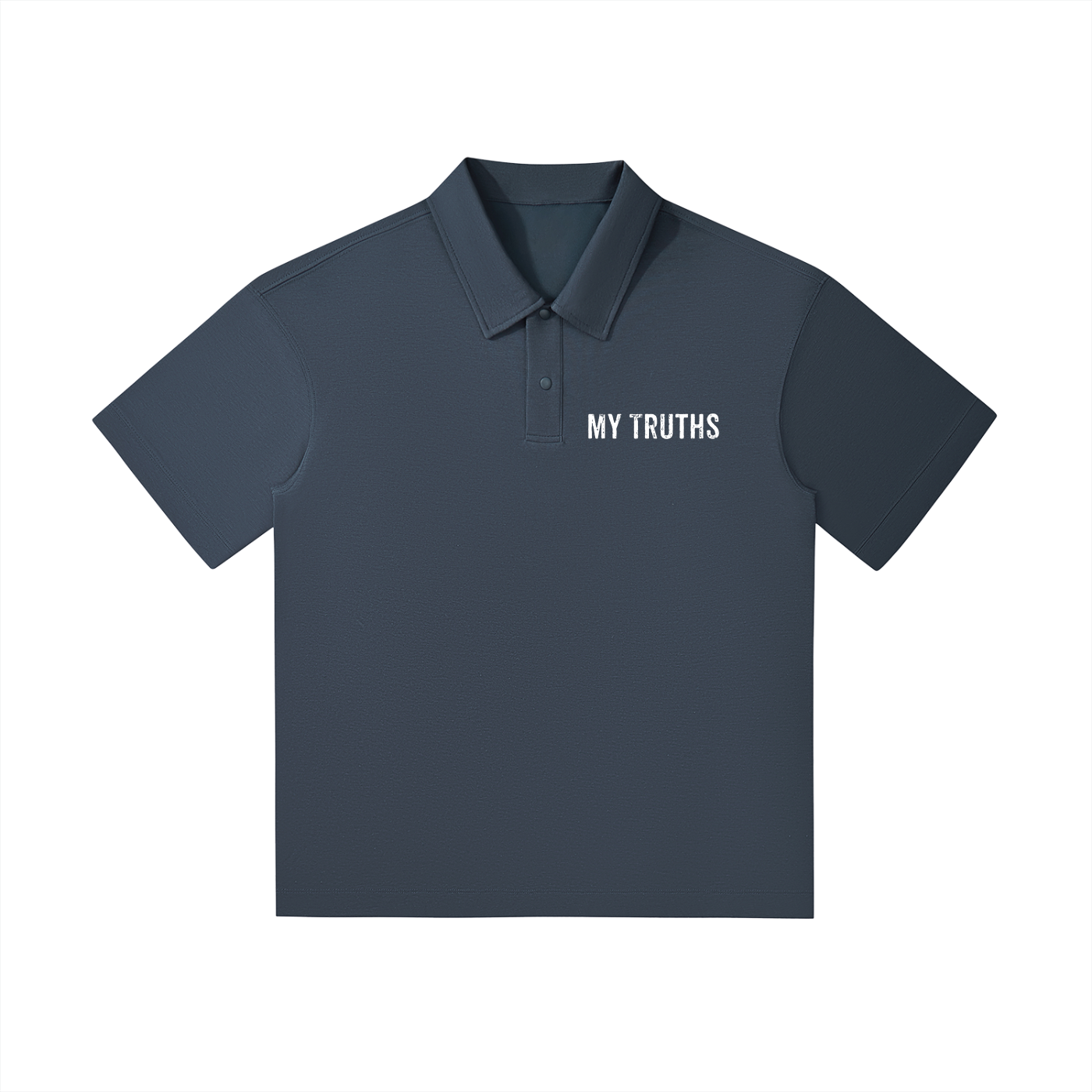 My Truths Drop Shoulder Short-Sleeve Polo