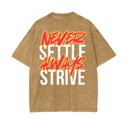 Never Settle Oversize T-Shirt