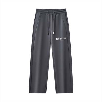 My Truths Essential Drawstring Straight-Leg Sweatpants