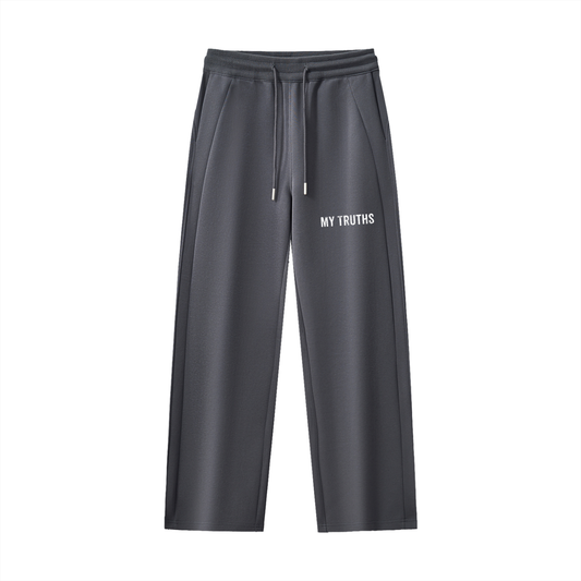 My Truths Essential Drawstring Straight-Leg Sweatpants