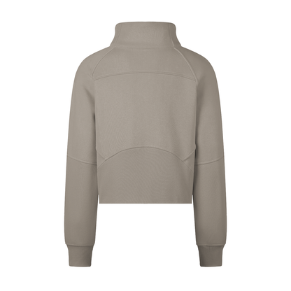 My Truths Cropped Half-Zip Sweatshirt