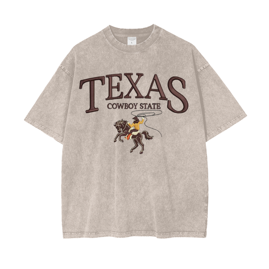 Texas Cowboy State Oversize T-Shirt