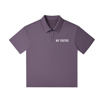My Truths Drop Shoulder Short-Sleeve Polo