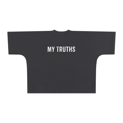 My Truths Oversize One-piece Pattern Cut Boxy Tee