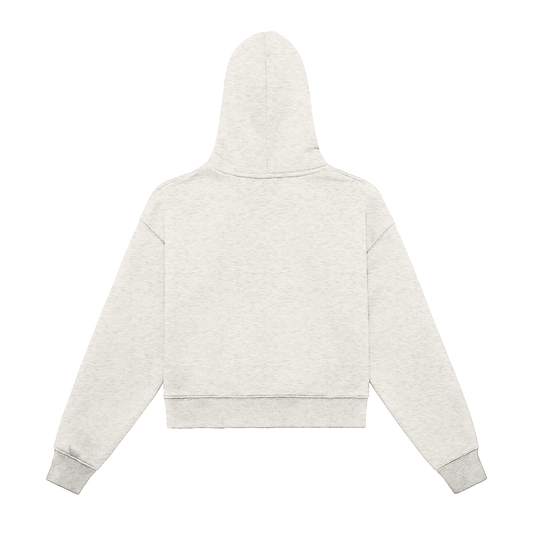 My truths Fleeced Zip-Up Cropped Hoodie