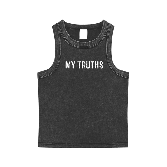 My Truths Snow Washed Tank Top
