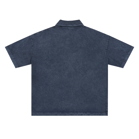 My Truths Heavyweight Snow-Washed Polo T-Shirt