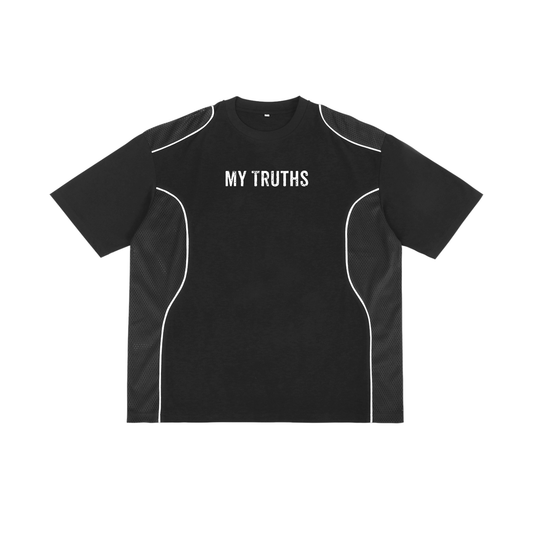 My Truths Contrast Piped Panel T-Shirt