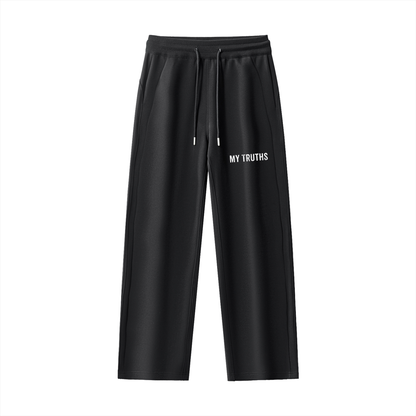My Truths Essential Drawstring Straight-Leg Sweatpants